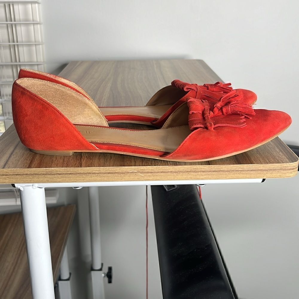 Women’s Orange Jcrew Flats - Picture 5 of 5